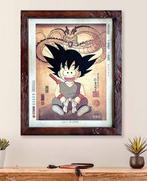 Kodo88 Framed Giclée - Son Goku Portrait:  - Hand Signed, Nieuw