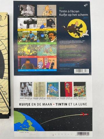 Tintin - 2 Het postzegel reist met Kuifje + Kuifje en de beschikbaar voor biedingen