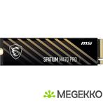 MSI SPATIUM M470 PRO PCIe 4.0 NVMe M.2 2TB, Computers en Software, Harde schijven, Verzenden, Nieuw