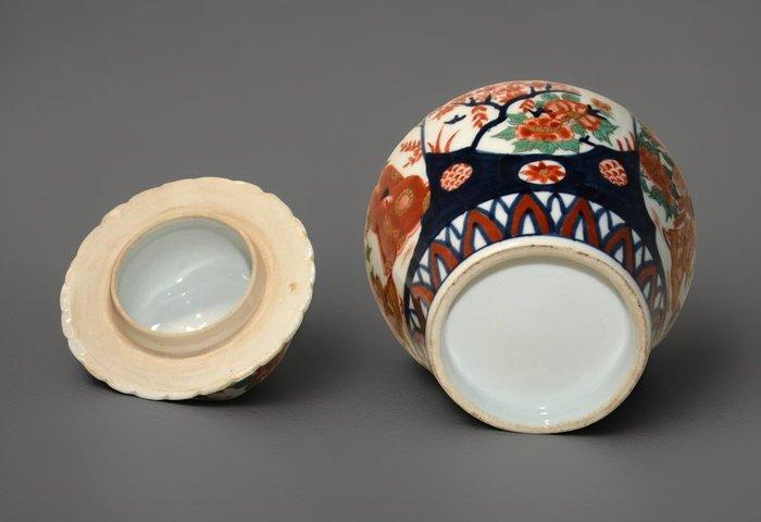 dekselvaas - Porselein - Imari, Antiquités & Art, Curiosités & Brocante
