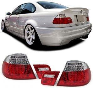 LED Achterlichten Rood/Wit BMW 3 Serie E46 Coupe 99-03 B6097, Auto-onderdelen, Verlichting, Nieuw, BMW