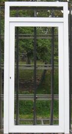 pvc buitendeur , voordeur , achterdeur 115 x 240 / 208 wit, Doe-het-zelf en Bouw, 100 tot 120 cm, 215 cm of meer, Nieuw, Ophalen of Verzenden