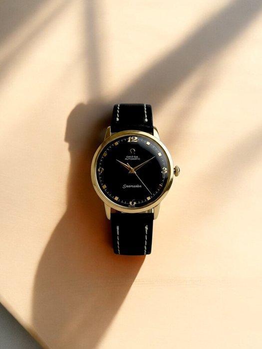 Omega - Seamaster Solid Gold - Heren - 1950-1959, Bijoux, Sacs & Beauté, Montres | Hommes