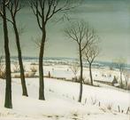 Gies Cosyns (1920-1997) - Paysage de neige, Antiek en Kunst