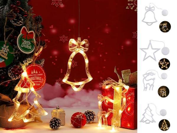 Veiling - Kerstverlichting voor aan het raam - set van 4, Diversen, Kerst