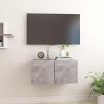 vidaXL Tv-hangmeubel 60x30x30 cm betongrijs, Huis en Inrichting, Kasten |Televisiemeubels, Verzenden, Nieuw