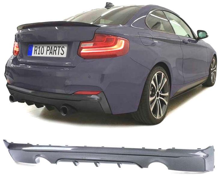 DIFFUSEUR BMW F22 F23 LOOK M PERFORMANCE CARBONE O---O, Auto-onderdelen, Carrosserie, Verzenden