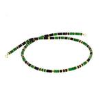Gemengde edelstenen - Zilver - Halsketting - Smaragd, Onyx,
