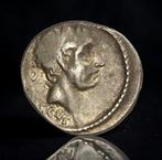 Romeinse Republiek. Q. Marcius Q.n. Philippus, 129 BC., Postzegels en Munten, Munten | Europa | Niet-Euromunten