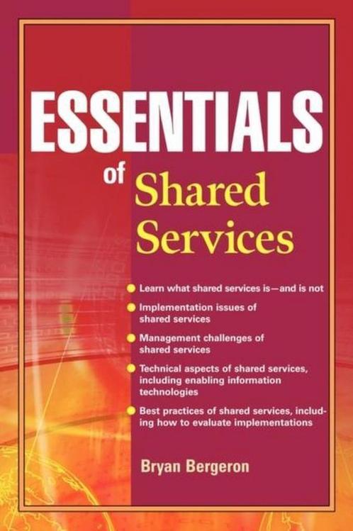 Essentials of Shared Services 9780471250791, Livres, Livres Autre, Envoi