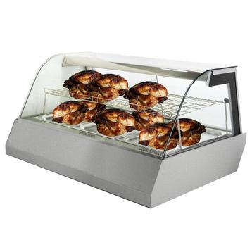 Warmhoudvitrine | RVS | 4x 1/1 GN | 30°C/90°C |, Verzenden