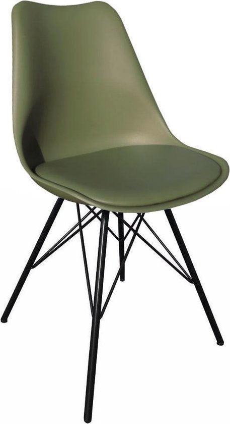 2dekans | Kick Kuipstoel Metaal Luuk - Groen, Huis en Inrichting, Stoelen, Ophalen of Verzenden
