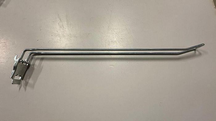 Dubbelhaak, Perfohaak, displayhaak met slot, 40cm, Articles professionnels, Aménagement de Bureau & Magasin | Fournitures de bureau