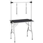 vidaXL Trimtafel voor huisdieren met 2 aanlijnopties, Verzenden, Nieuw