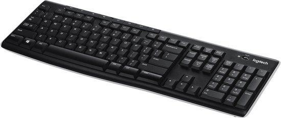 Logitech K270 draadloos QWERTZ toetsenbord - Zwitserse la..., Computers en Software, Netwerk switches, Nieuw, Verzenden