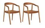 2dekans | House Nordic Eetkamerstoel Otero - Teak - Naturel, Huis en Inrichting, Ophalen of Verzenden, Nieuw