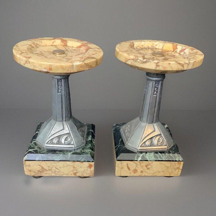 Vaas - Marmer, Brons, Antiek en Kunst, Kunst | Designobjecten