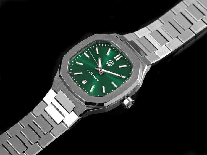 Meccano - Cube C1 Green Automatic Watch - Zonder, Handtassen en Accessoires, Horloges | Heren