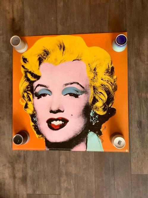 Andy Warhol (after) - Andy Warhol Marilyn Shot Orange 65cm x, Antiek en Kunst, Kunst | Tekeningen en Fotografie