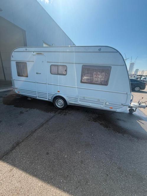 Caravan Tabbert met voortenten en volledige uitrusting, Caravans en Kamperen, Caravans, 1250 - 1500 kg, Douche, Gascomfoor, Hefdak