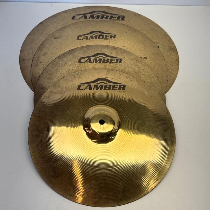 Camber C6000 Bekken Set Voor Drum HI-HAT, Crash, Ride |, Muziek en Instrumenten, Drumstellen en Slagwerk, Nieuw, Ophalen of Verzenden