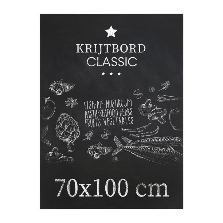 Krijtbord Classic 70x100 cm Horizontaal, Huis en Inrichting, Woonaccessoires | Lijsten, Verzenden