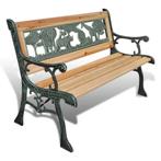 vidaXL Banc de jardin pour enfants 84 cm Bois, Jardin & Terrasse, Verzenden, Neuf