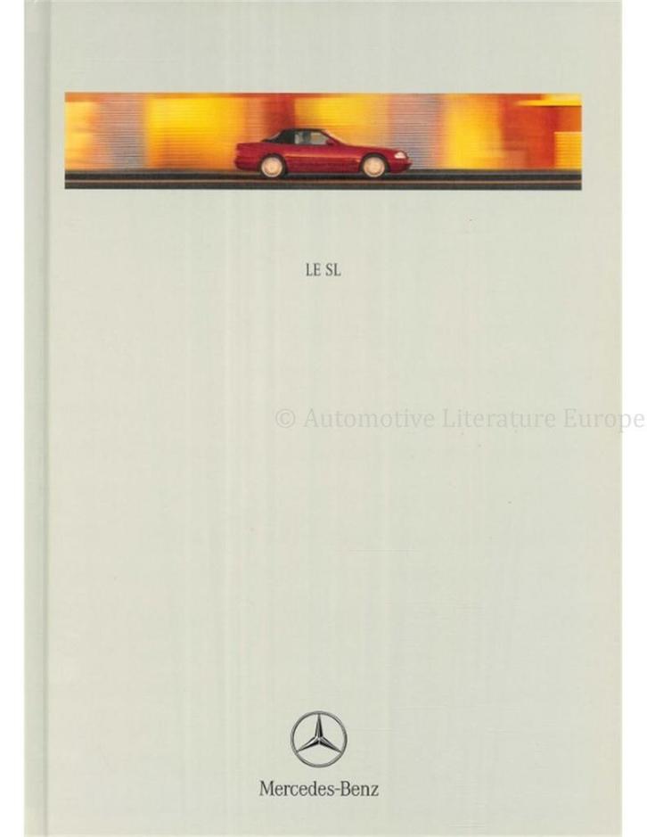 2000 MERCEDES BENZ SL HARDCOVER BROCHURE FRANS, Livres, Autos | Brochures & Magazines