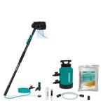 Aluminium Telescopic Wash Brush 4,60m and DI Water Filter |, Verzenden