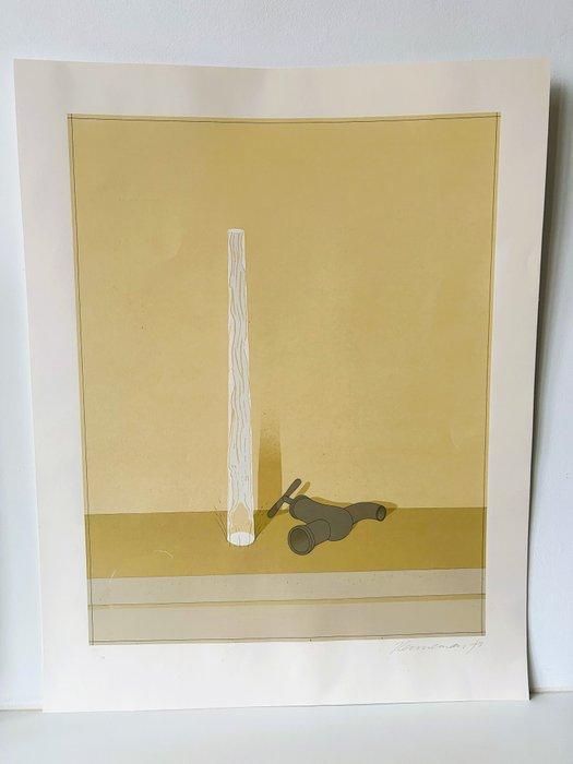 Jeroen Henneman (1942) - Kraan en waterstraal, Antiquités & Art, Antiquités | Autres Antiquités