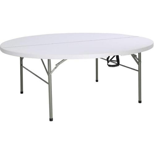 Inklapbare Buffettafel | Kunststof/Staal | Wit Blad | Grijs, Zakelijke goederen, Horeca | Keukenapparatuur, Nieuw in verpakking