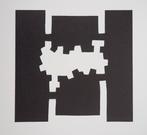 Eduardo Chillida (1924-2002) - Abstraction noir et blanc :, Antiek en Kunst