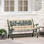vidaXL Bank Bruin 116 x 54 x 73cm Hout, Tuin en Terras, Tuinsets en Loungesets, Verzenden, Nieuw