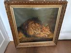 Nederlands/Belgische school (XX) - Leeuw en Leeuwin, Antiek en Kunst