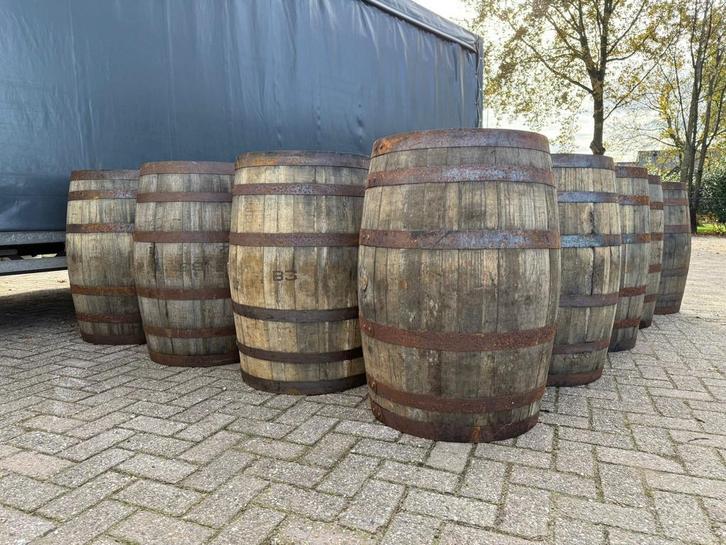 20x Whiskyvaten 190 L - eikenhout - zeer goede kwaliteit, Tuin en Terras, Regentonnen, 150 liter of meer, Met kraantje, Nieuw