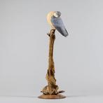 Bird of Prey Sculpture – Falcon (Merlin) - Beeld Hout -