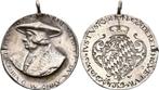Zilver medaille von F Hagenau o J, 1527 Bayern: Albrecht..., Postzegels en Munten, Penningen en Medailles, Verzenden