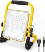 Aigostar LED Bouwlamp - 30W - 1000 Lumen - Acculamp - Verste, Verzenden, Nieuw