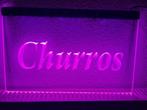 Churros churro neon bord lamp LED verlichting reclame lichtb, Nieuw, Verzenden
