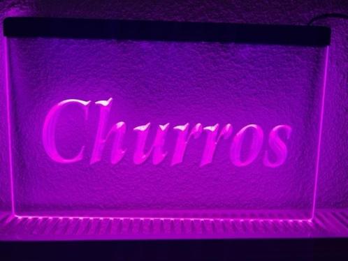 Churros churro neon bord lamp LED verlichting reclame lichtb, Huis en Inrichting, Lampen | Overige, Nieuw, Verzenden