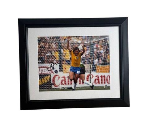 Brazil - Wereldkampioenschap Voetbal - Zico - 1982 - Foto, Verzamelen, Overige Verzamelen