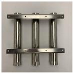 Bieden: Nautinox Marine Stainless Steel Fishing Rod Holder, Ophalen of Verzenden, Nieuw