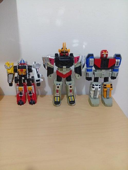 Bandai - Speelgoed robot 3x Megazord Power Rangers -, Antiek en Kunst, Antiek | Overige Antiek
