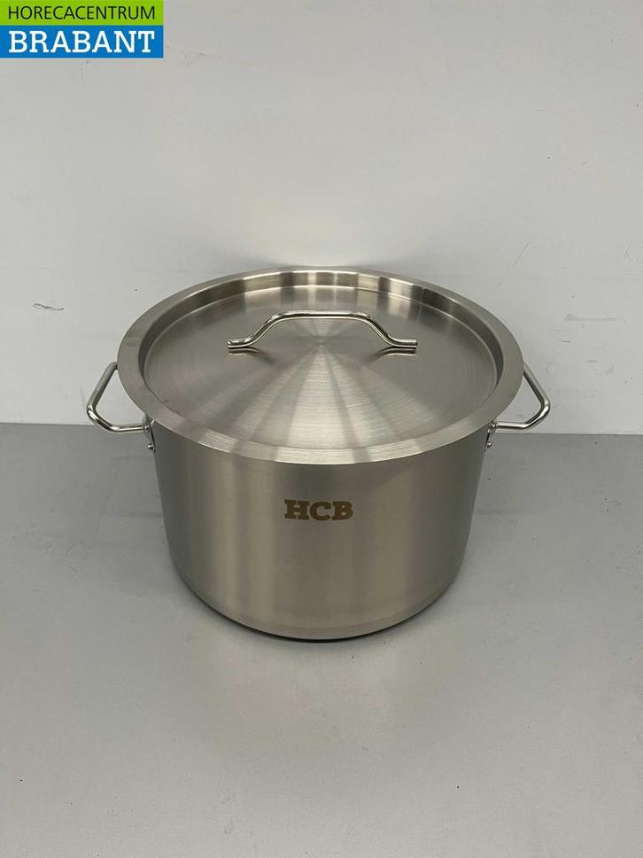 RVS HCB Soeppan Kookpan Pan Inductie 30 x 20 cm 14 liter, Zakelijke goederen, Horeca | Keukenapparatuur, Ophalen of Verzenden