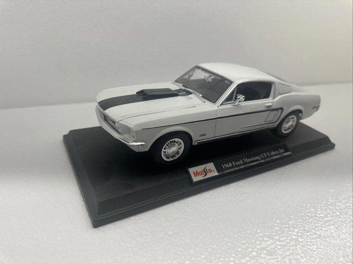 Maisto 1:18 - Modelauto - 1968 Ford Mustang GT Cobra Jet, Hobby en Vrije tijd, Modelauto's | 1:5 tot 1:12