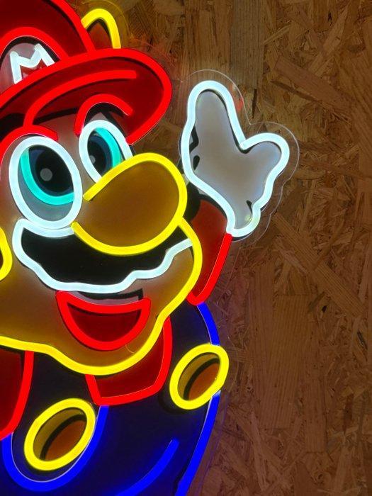 Nintendo - Mario - Enseigne lumineuse au néon - plexiglass, Antiquités & Art, Antiquités | Assiettes décoratives & Carrelages