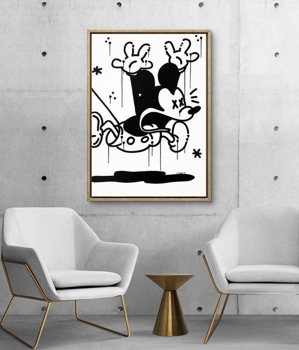 Omhie (1986) - (Dis)ney World. - (Mickey Mouse / XL / Unique, Antiek en Kunst, Kunst | Schilderijen | Modern
