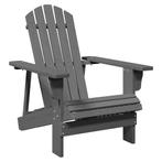 Adirondack Stoel Grijs | Tweede Kansje | Tuinmeubelen, Verzenden, Nieuw