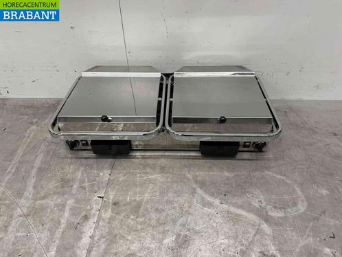 RVS Milan Toast Vitrokeramische Dubbele Contactgrill, Zakelijke goederen, Horeca | Keukenapparatuur, Ophalen of Verzenden