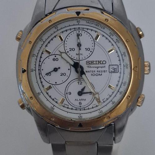 Seiko - seiko chronograph-alarm - Zonder Minimumprijs - 7t32, Handtassen en Accessoires, Horloges | Antiek